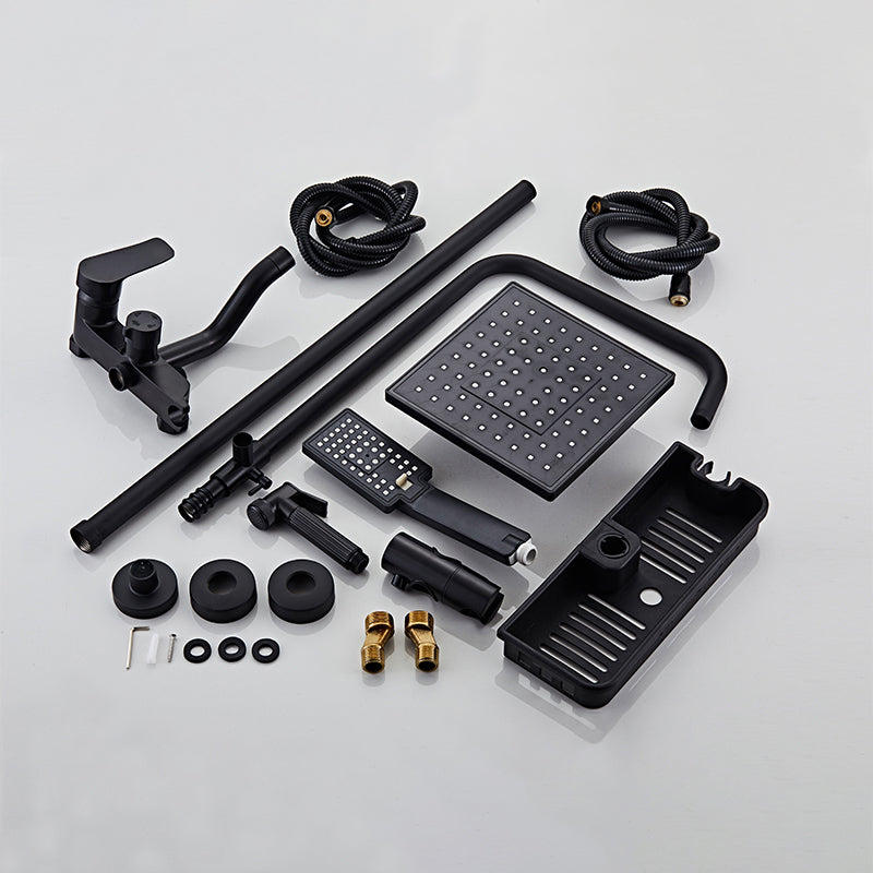 Shower Faucet Set 1816 Black