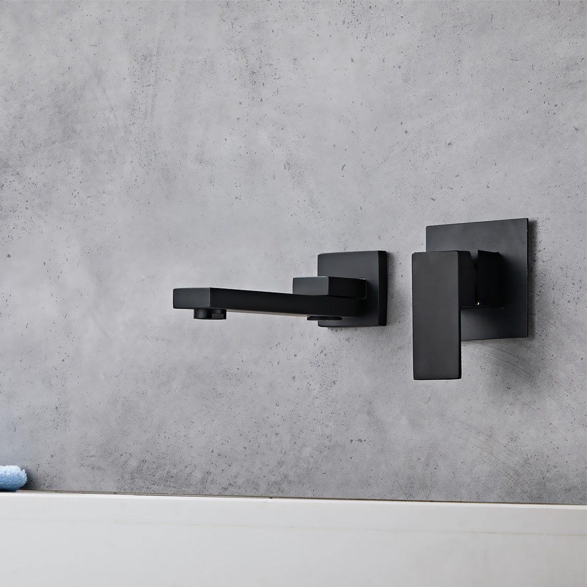 Wall Type Basin or Bath Mixer Tap AZ2155 Black