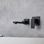 Wall Type Basin or Bath Mixer Tap AZ2155 Black