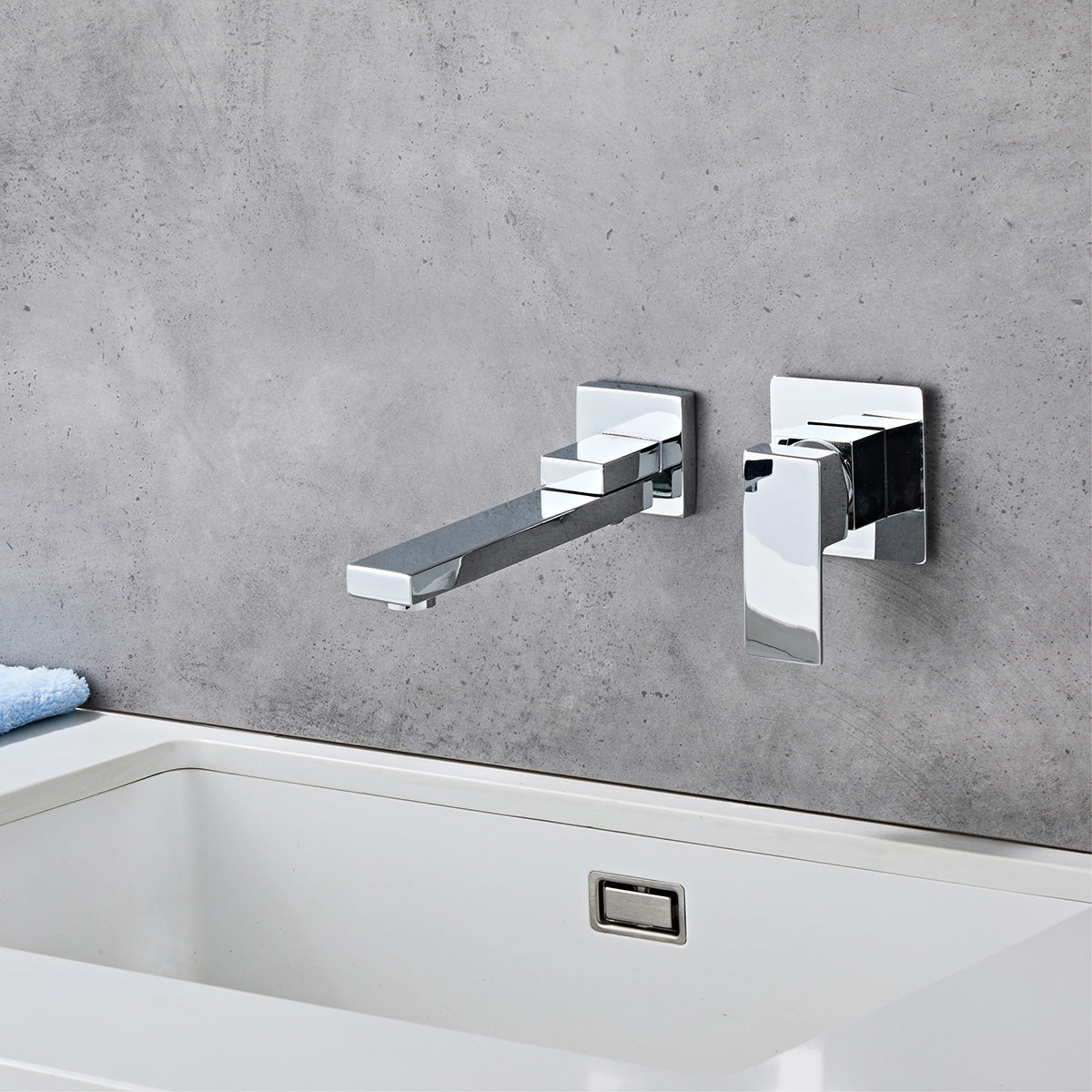 Wall Type Basin or Bath Mixer Tap AZ2155 Chrome