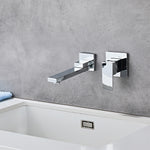 Wall Type Basin or Bath Mixer Tap AZ2155 Chrome