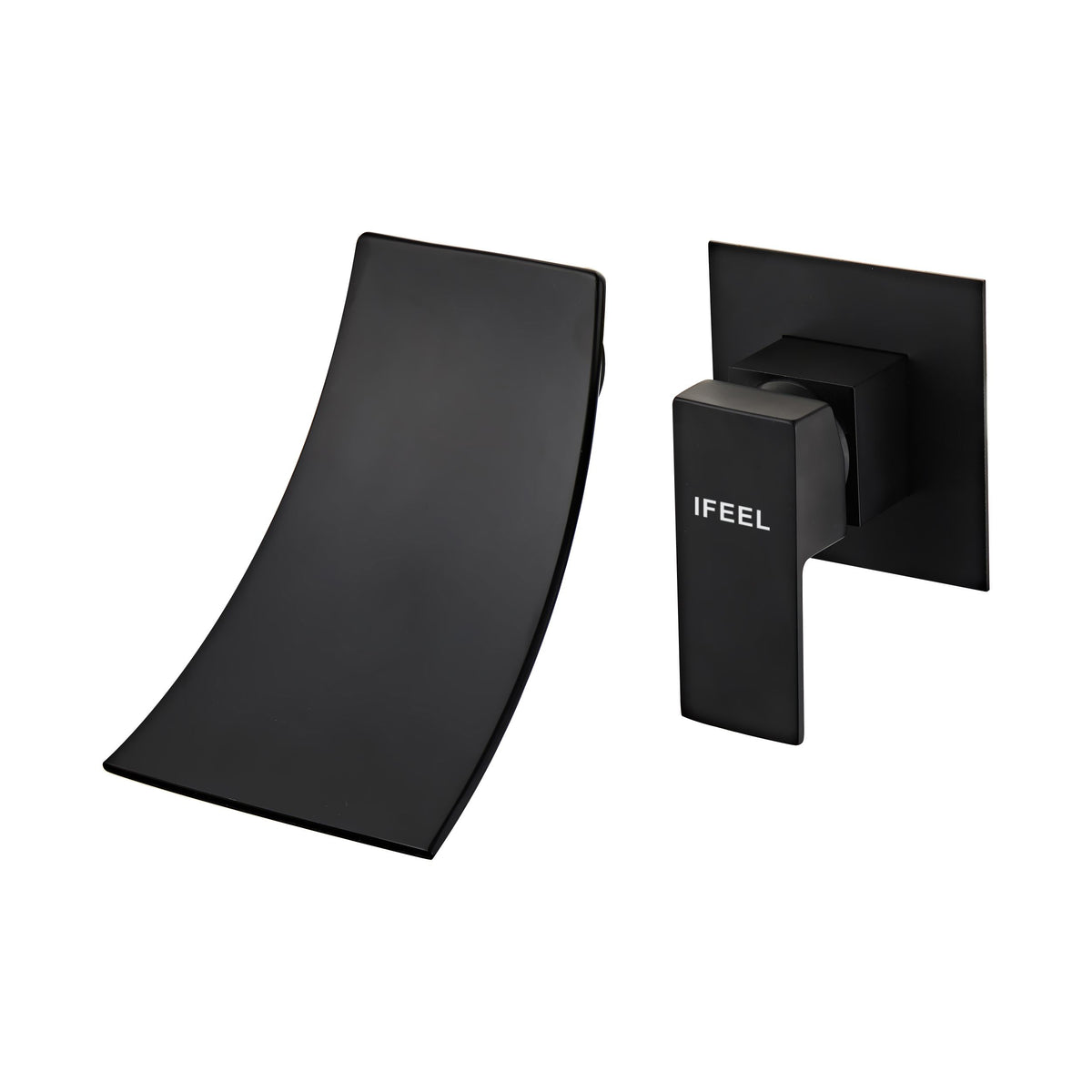 Wall Type Fall Basin or Bath Mixer Tap AZ2156 Black