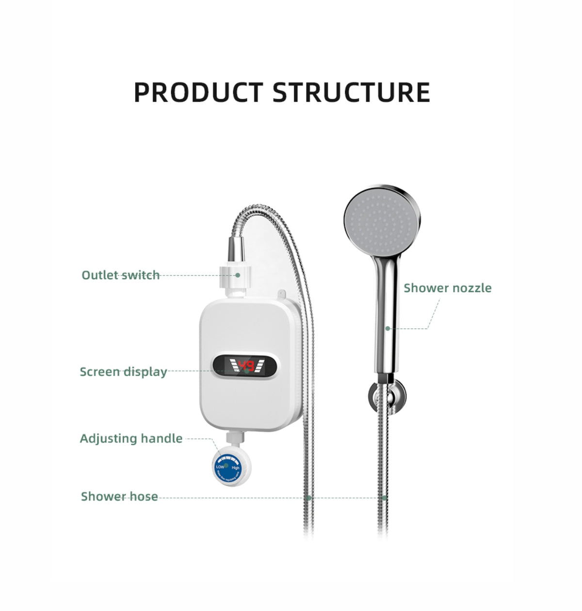 Tankless Instantaneous Water Heater RX-021