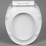 Modern White Slim Heavy Duty O shape Polypropylene Toilet Seat
