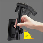 IFEEL Stainless Steel Handheld Bidet Sprayer Kit set of 3 0425 Black