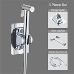 IFEEL Stainless Steel Handheld Bidet Sprayer Kit set of 3 0425 Chrome