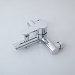 Chrome Modern Dual outlet All in One Bath Tap