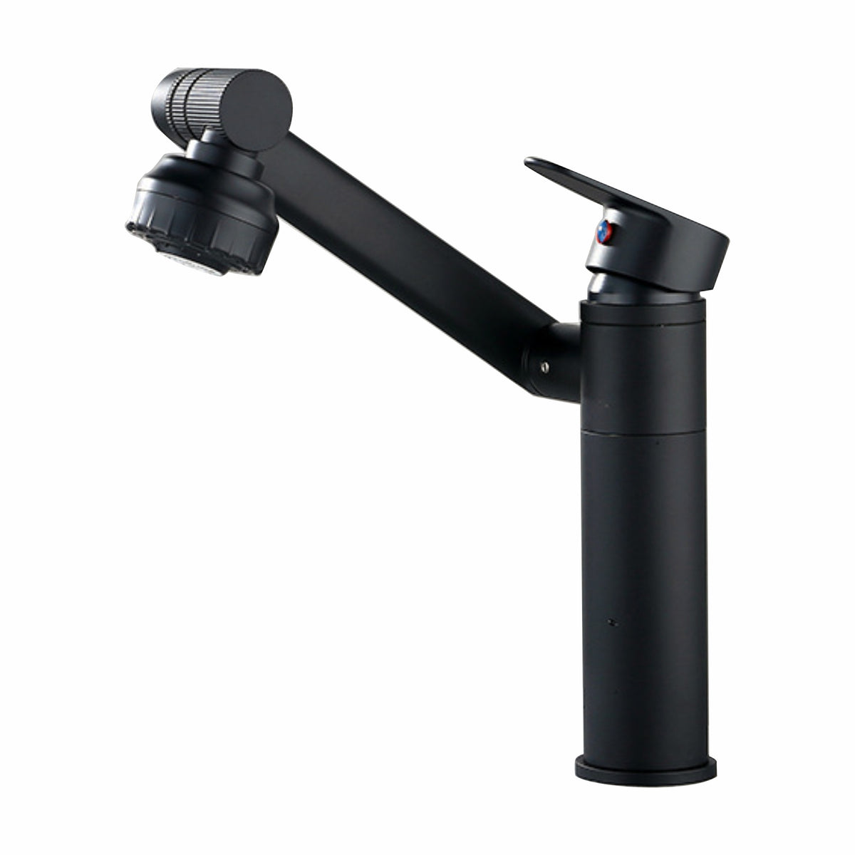 Black Basin Tap Different Sprayer Modes