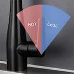 IFEEL Kitchen Sink Mixer Tap Black 0618B