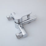 Chrome Modern Dual outlet All in One Bath Tap