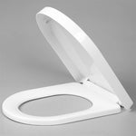Modern High-Gloss Heavy Duty D shape PolypropyleneSoft Close Quick Release Toilet Seat