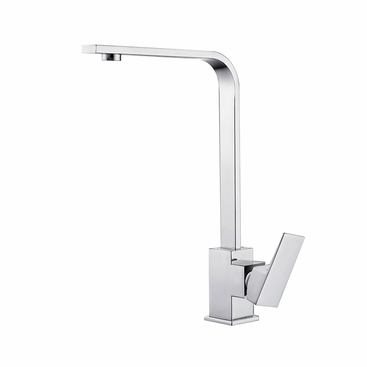 Kitchen Sink Tap chrome square edges curved