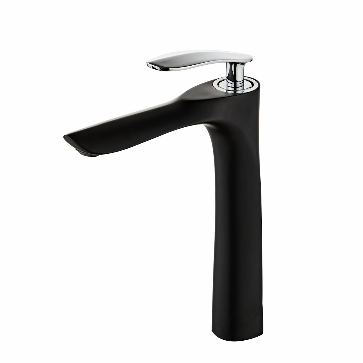 Modern Black Elegant long Teardrop Basin Tap