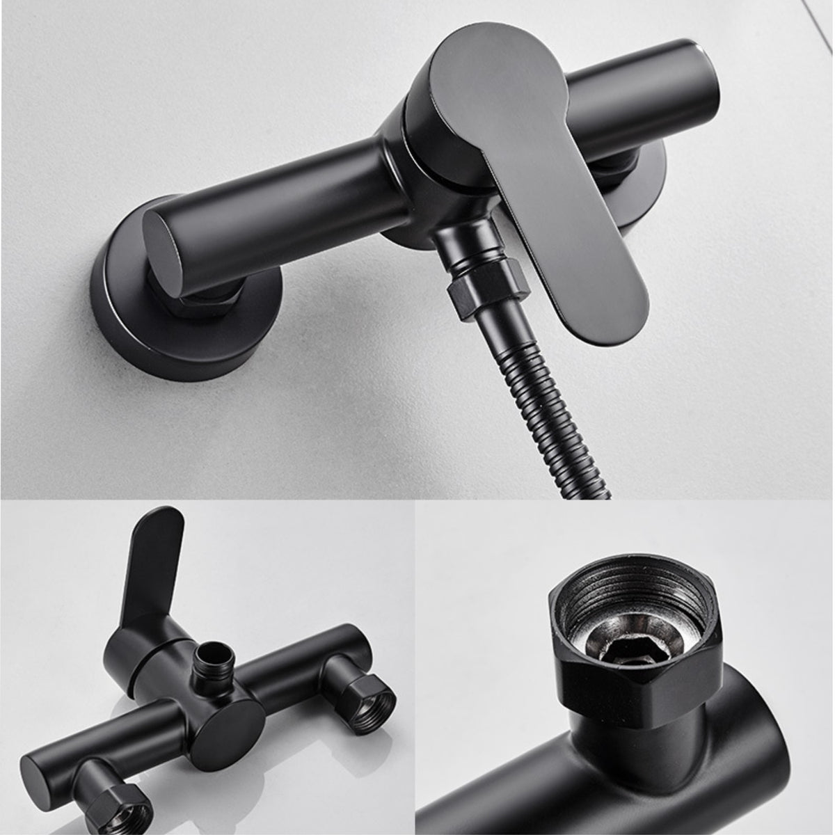 Black Shower Tap