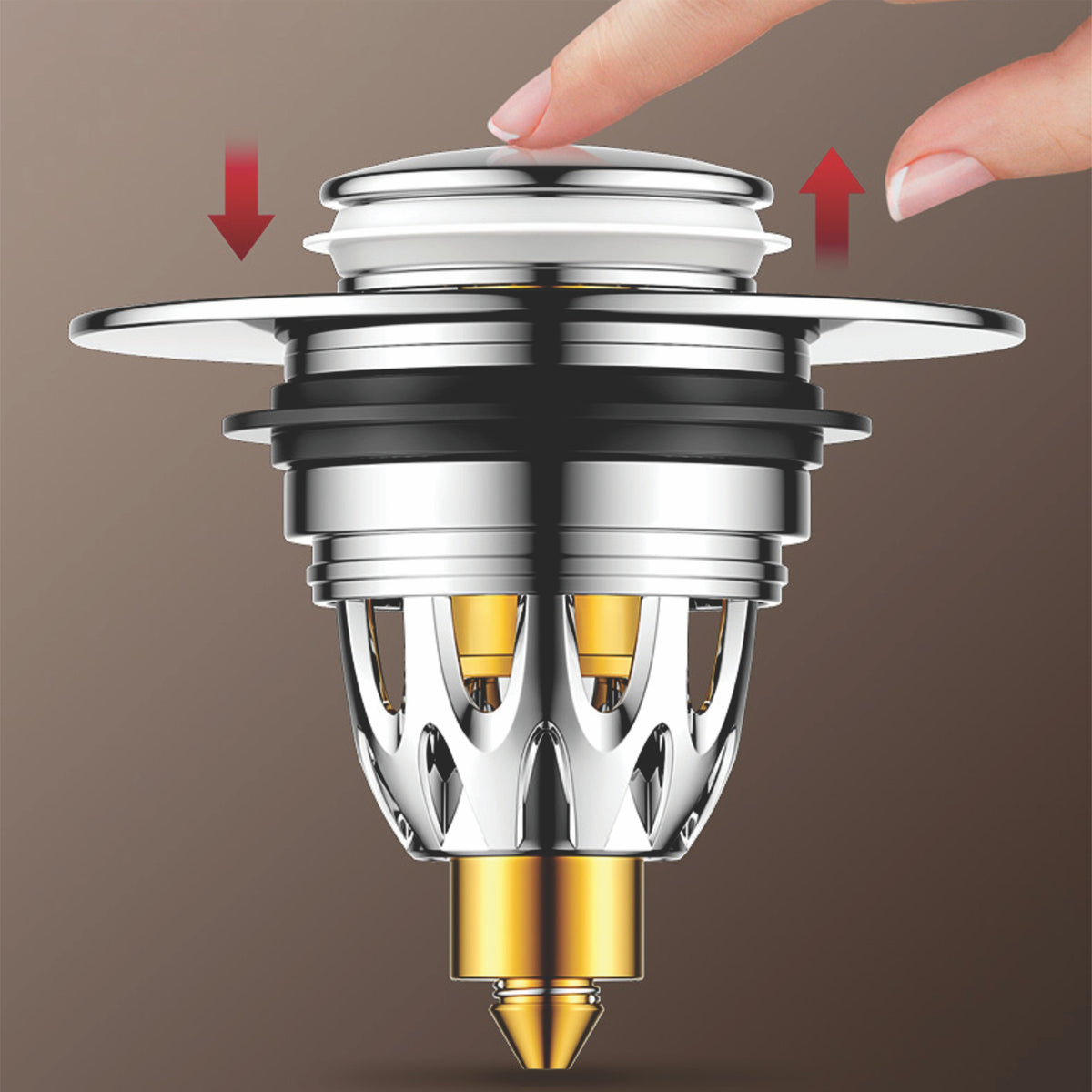 Basin Strainer/stop 0829