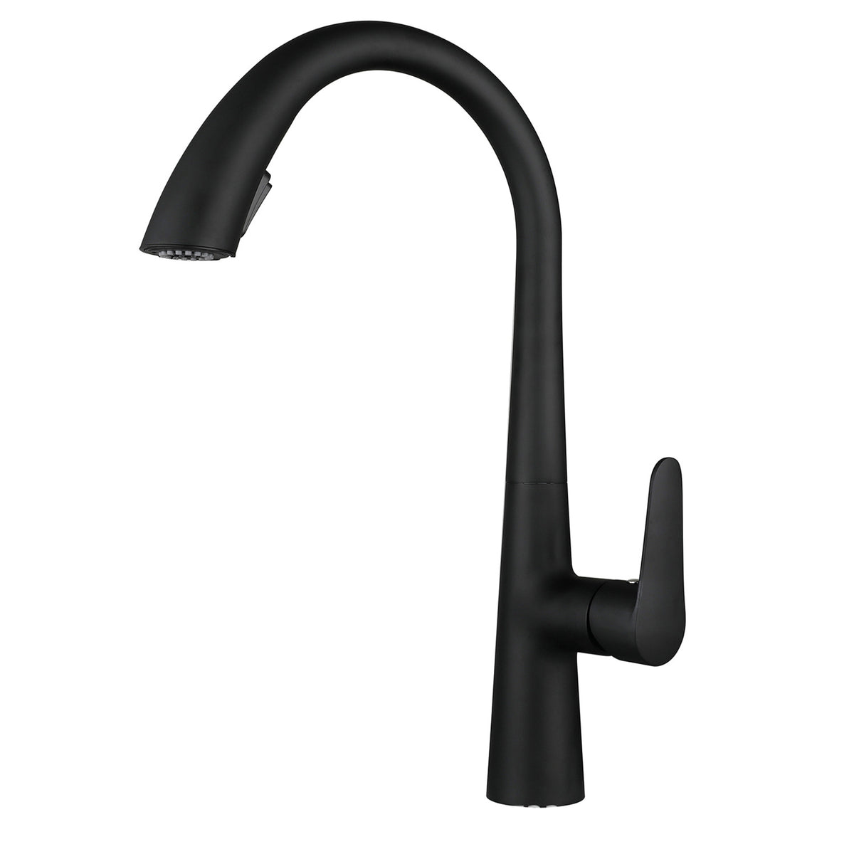 Black Kitchen Sink Tap with pull out spray fixture