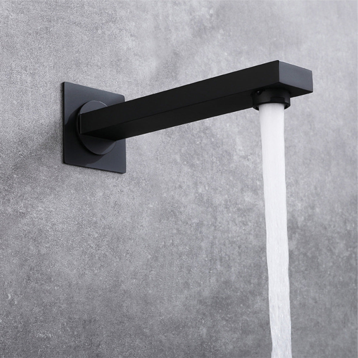 Bath/basin Wall Spout 1110 Black 220mm