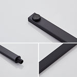 Bath/basin Wall Spout 1110 Black 220mm