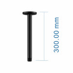 Shower Arm_ZZ 1116 Black 30cm
