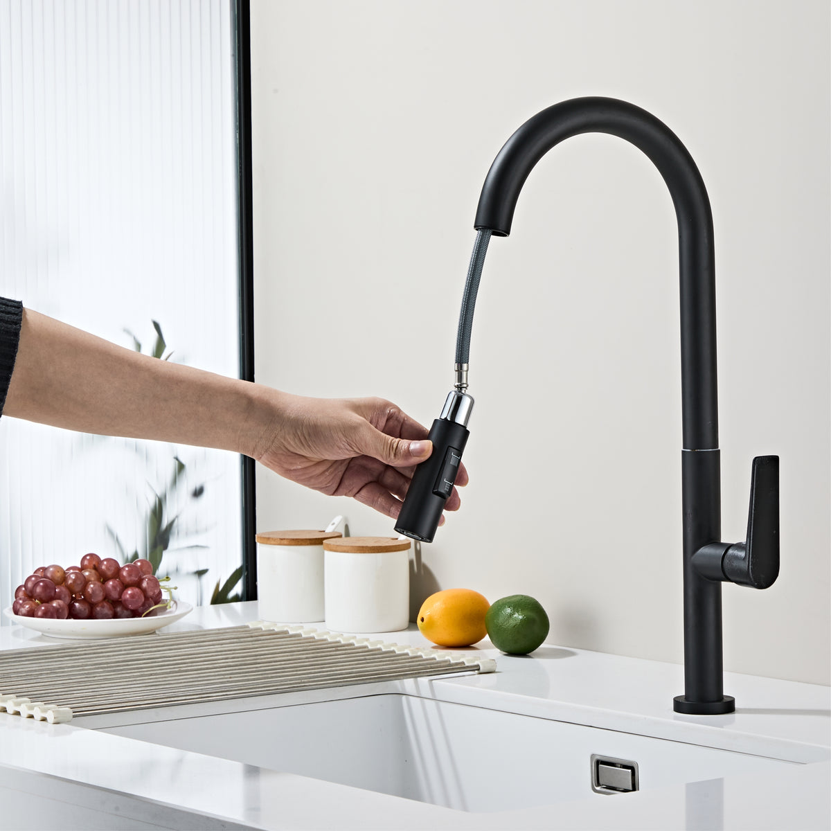 Kitchen Mixer Taps 1177 Black