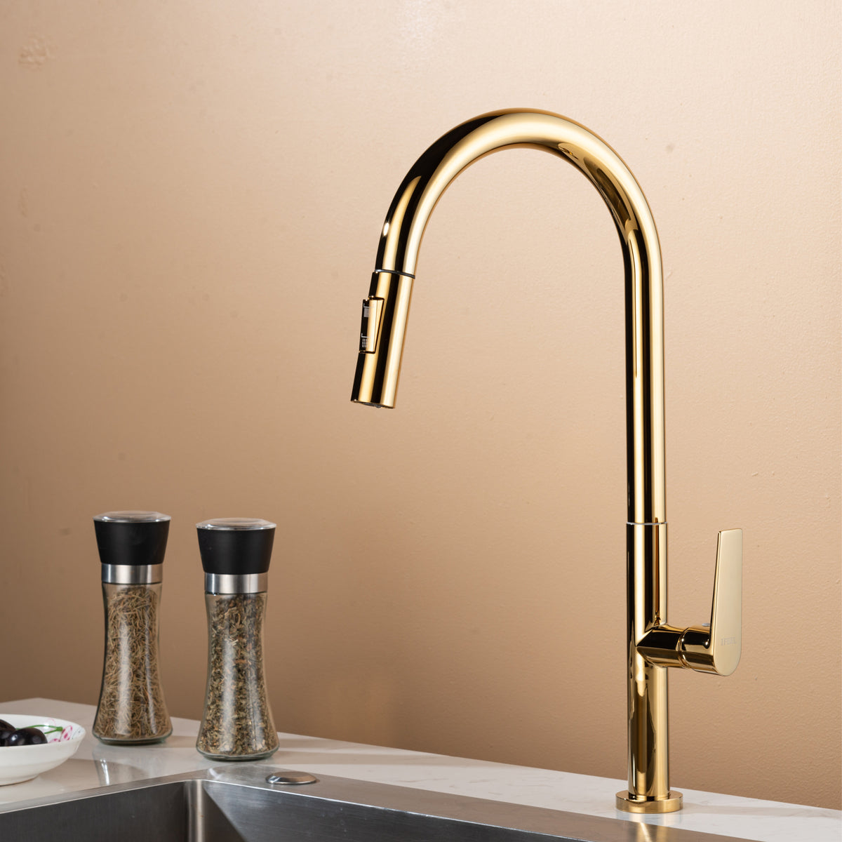 Kitchen Mixer Taps 1177 Gold