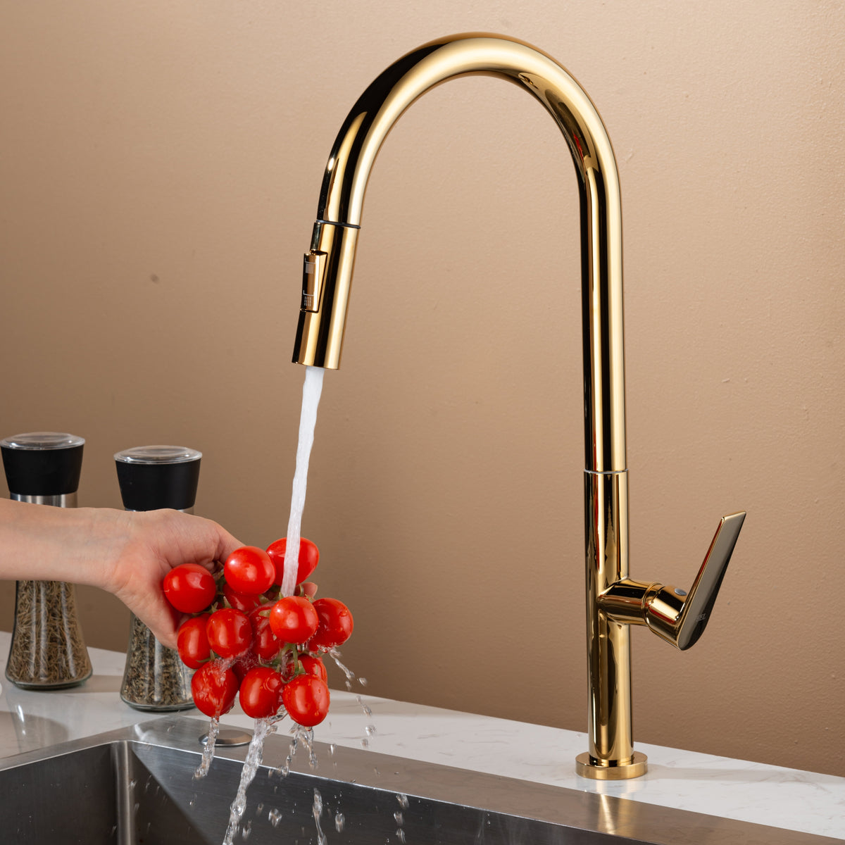Kitchen Mixer Taps 1177 Gold