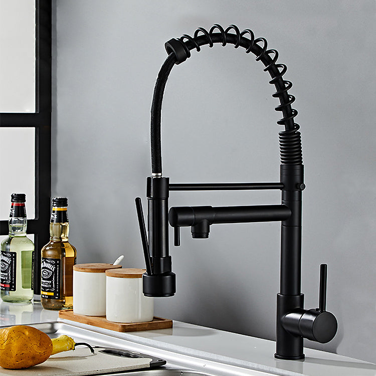 Modern Ultra Black Kitchen Sink Tap