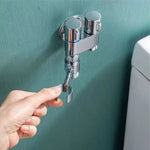 Dual Control Angle Valve one in and two out flush valve Tap Faucet 1201 chrome