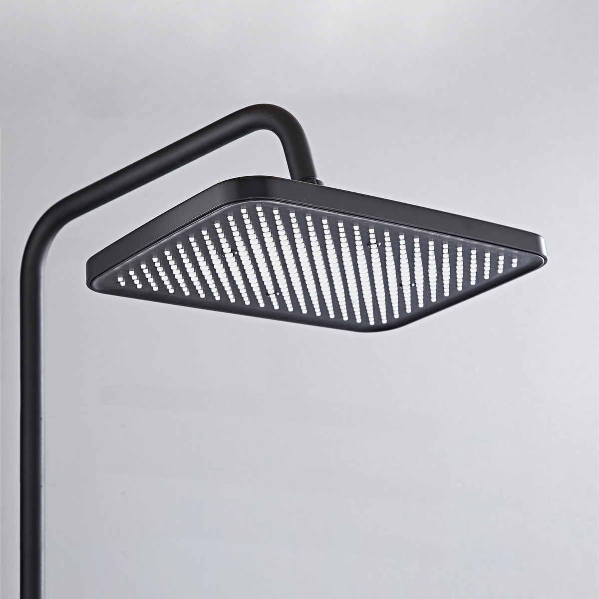Digital Display Black Shower Set With LED Ambient Light 1226B