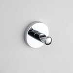 Multipurpose Chrome Robe Hook One Sided Round Wall