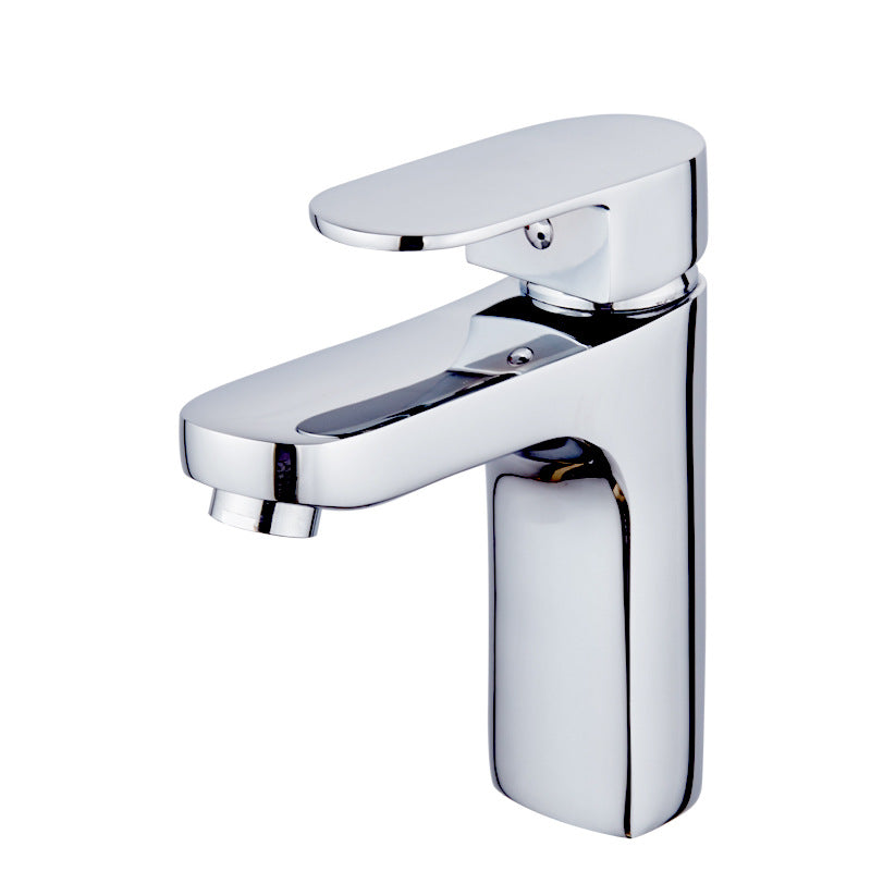 Modern Chrome Short minimalistic Basin Tap