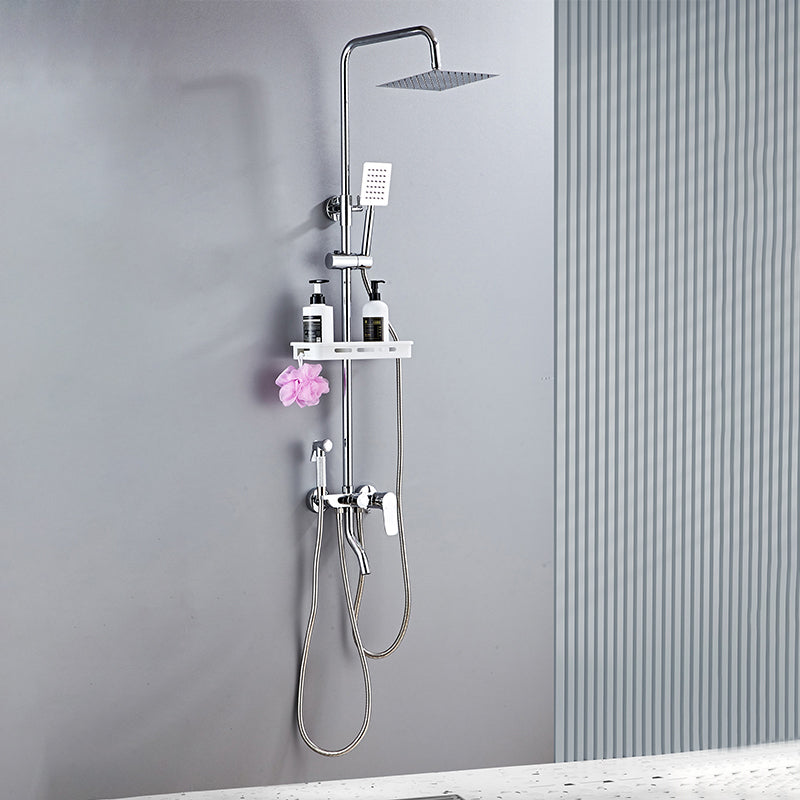 Chrome Modern All in One Shower System