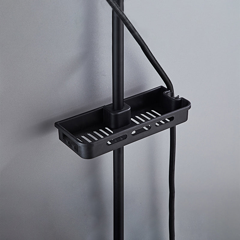 All in One Ultra Black Modern Shower System