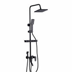 All in One Ultra Black Modern Shower System