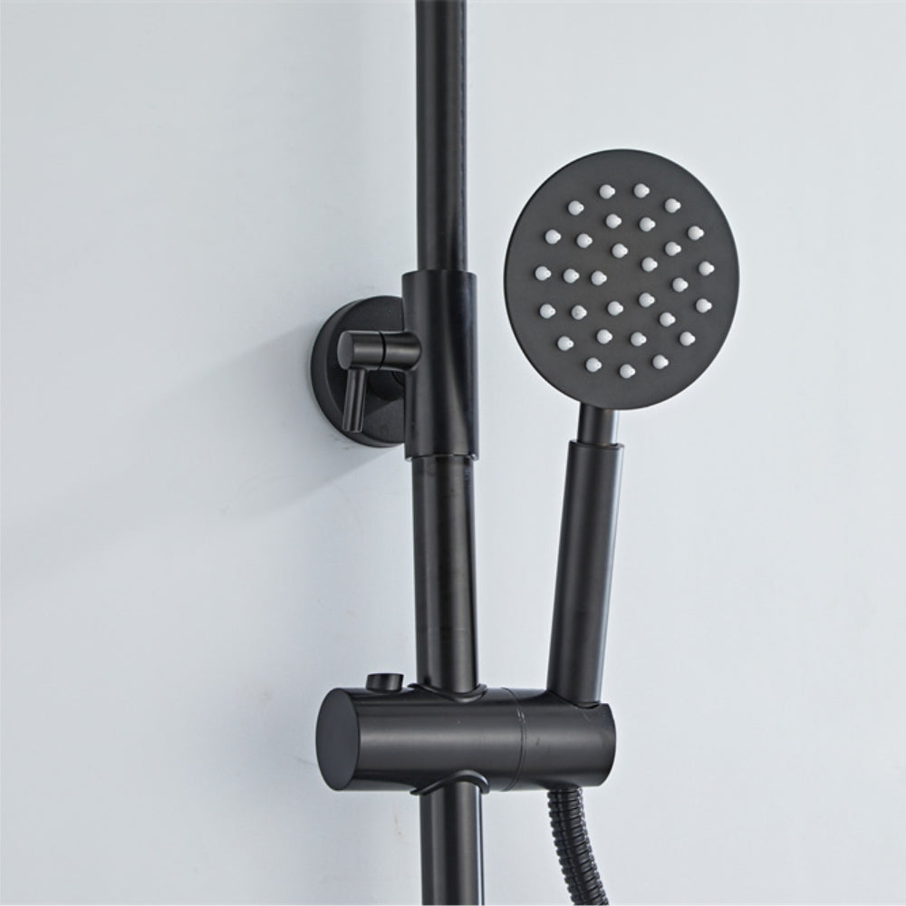 Black Modern All in One Shower System