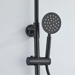 Black Modern All in One Shower System 1817B