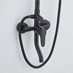 Black Modern All in One Shower System 1817B