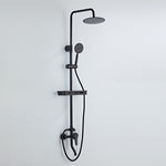 Black Modern All in One Shower System 1817B