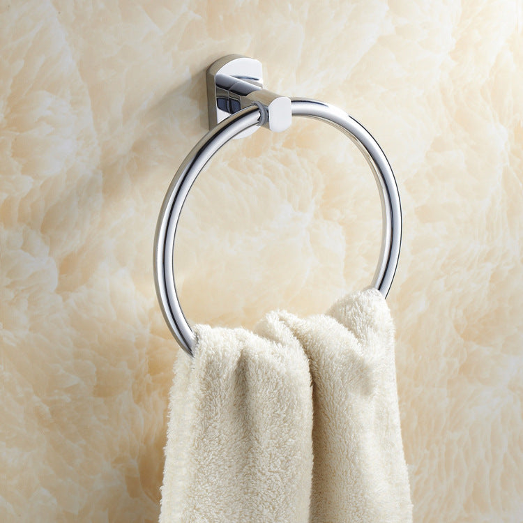 Round Chrome Towel Ring