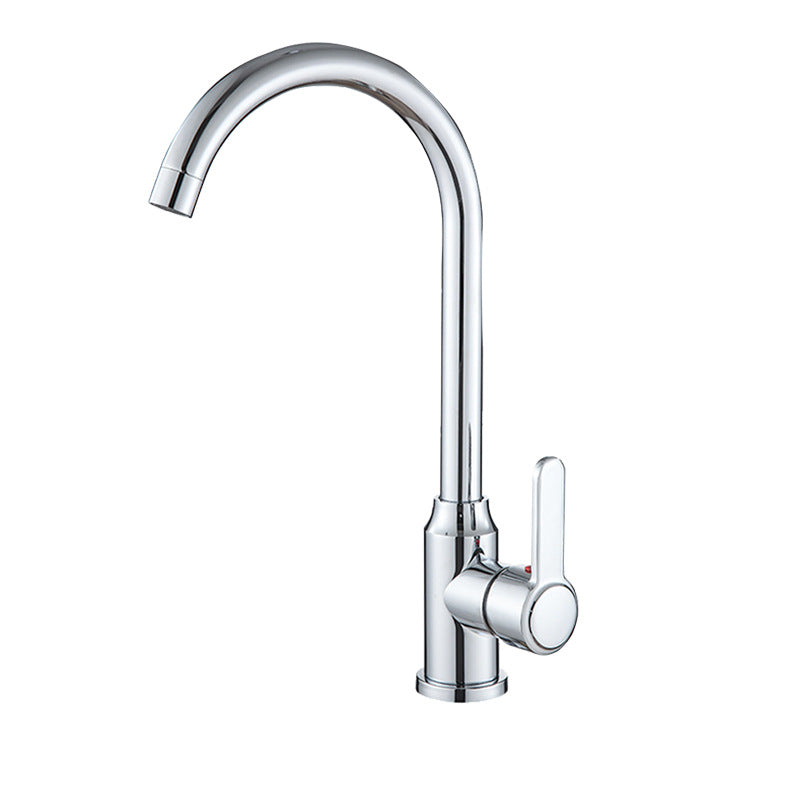 Kitchen Sink Tap all chrome curved design