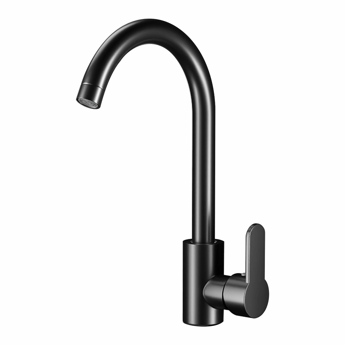 Kitchen Sink Tap Black round flat design