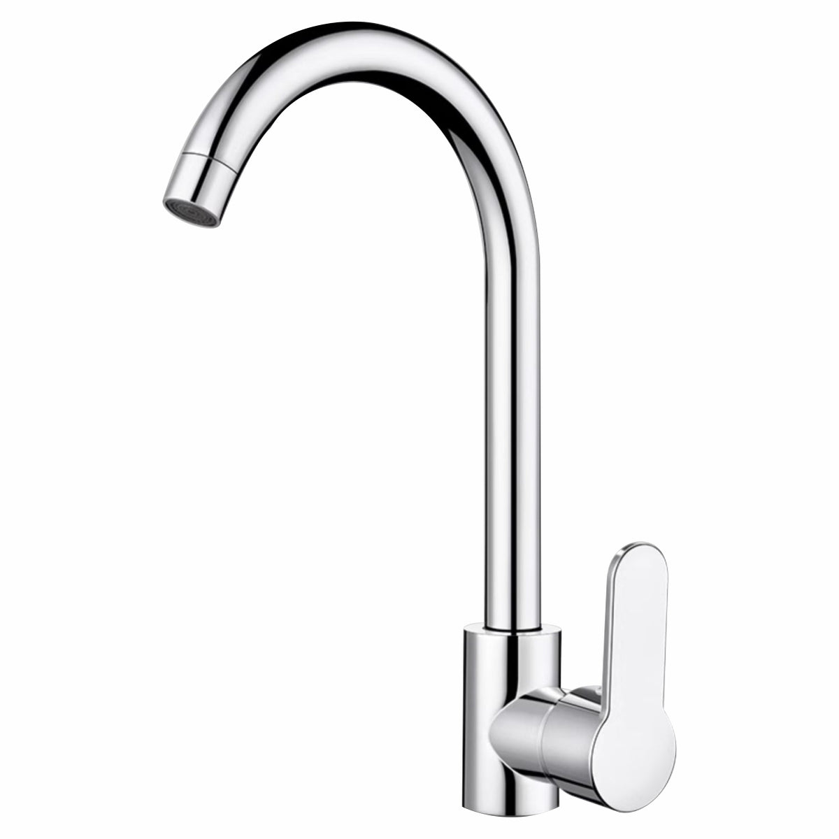 Kitchen Sink Tap all chrome round flat design