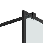 Shower Screen ZY7008CB 120x195Black