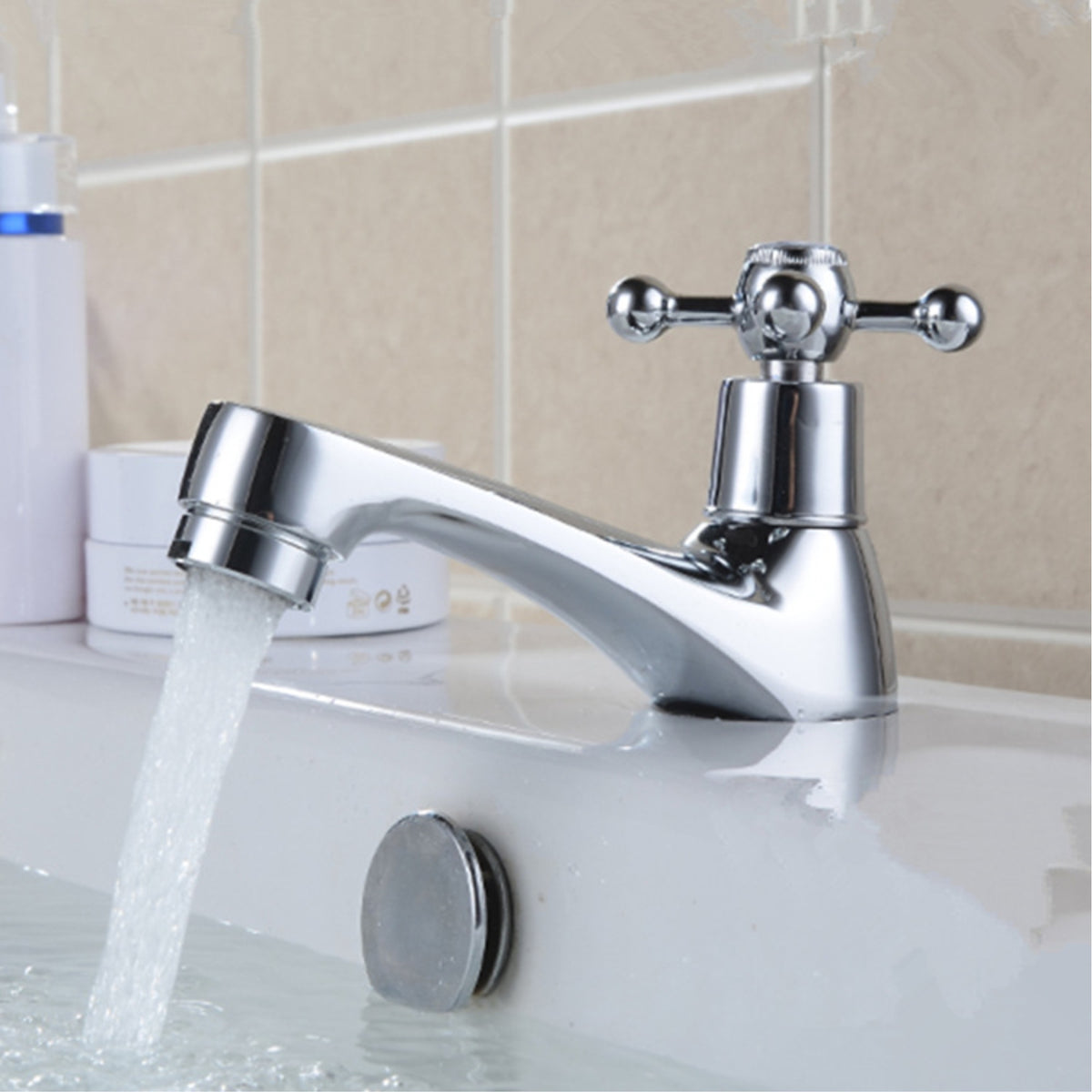 Single Cold or Hot Water Tap 315 Chrome