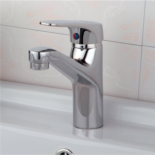 Chrome Basin Tap Upward Facing