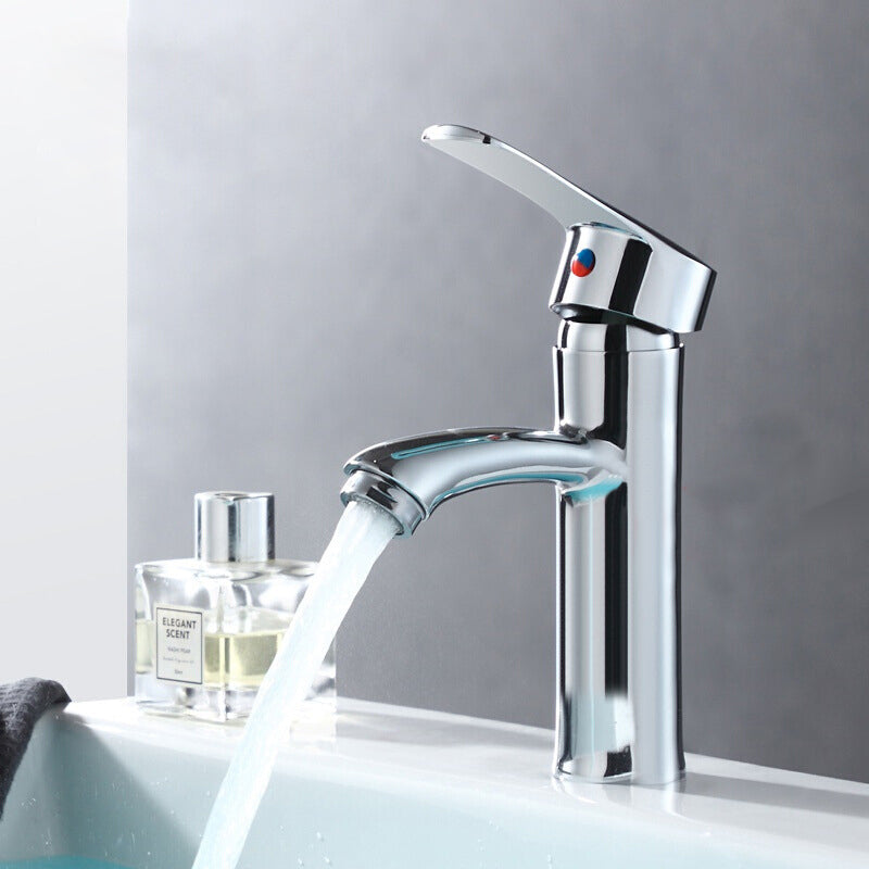 Modern Chrome curved Long Basin Tap