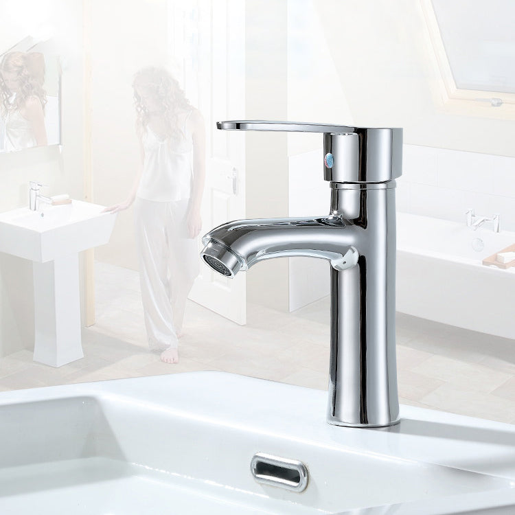 Modern Chrome curved Long Basin Tap