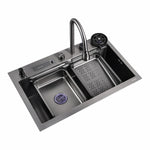 Rainfall Kitchen Sink Combo Dark Grey 1521G