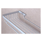 Large Square Chrome Modern Single Accessory Basket