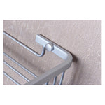 Large Square Chrome Modern Single Accessory Basket
